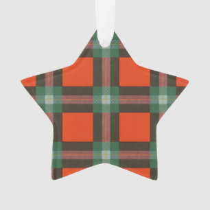 Maclaine of Lochbuie clan Plaid Scottish tartan Ornament