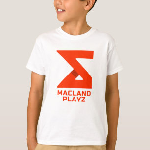 Macland Playz Official Merch Unisex White T-Shirt