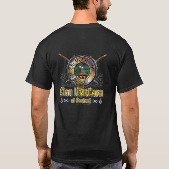 MacLaren Clan Badge T-Shirt (Back)
