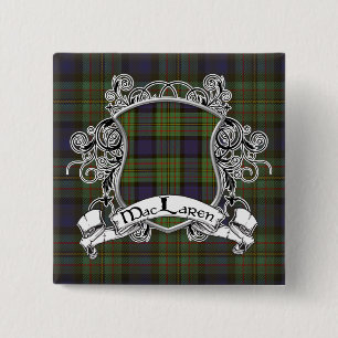 MacLaren Tartan Shield 15 Cm Square Badge