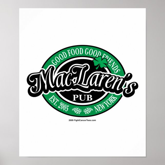 MacLaren's Pub Poster (Front)