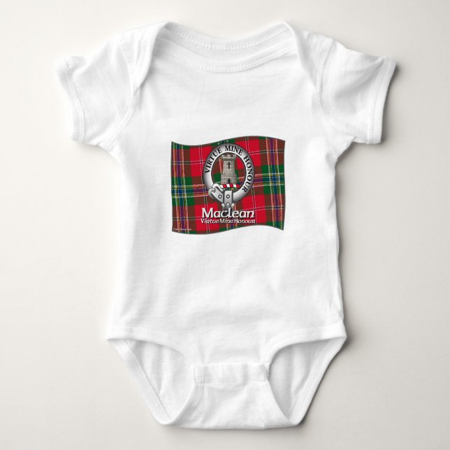 Maclean Clan Baby Bodysuit (Front)