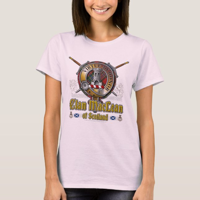 MacLean Clan Badge T-Shirt (Front)