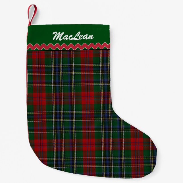 MacLean Clan Custom Christmas Stocking (Front)
