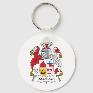 MacLean Family Crest Key Ring