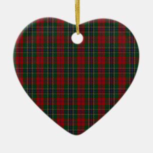 MacLean / McLean Clan Family Tartan Ceramic Tree Decoration