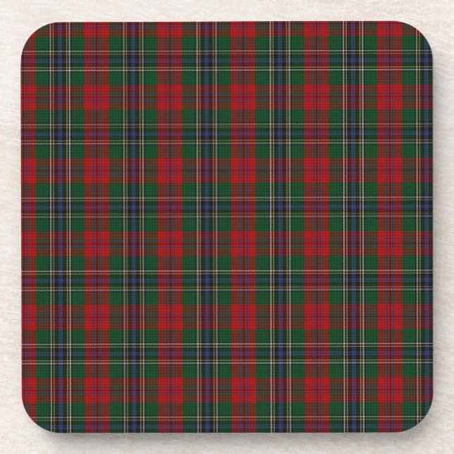 MacLean / McLean Clan Family Tartan Coaster (Front)
