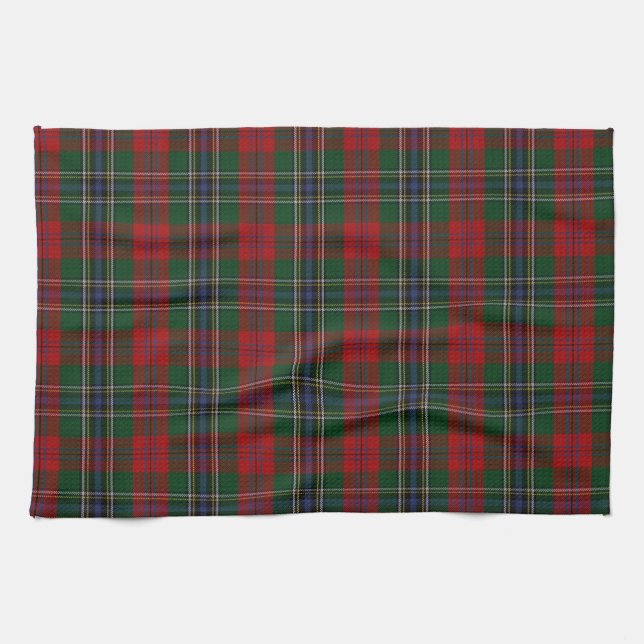 MacLean / McLean Clan Family Tartan Tea Towel (Horizontal)