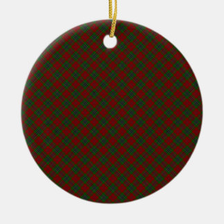 MacLean / McLean Clan Tartan Designed Print Ceramic Tree Decoration