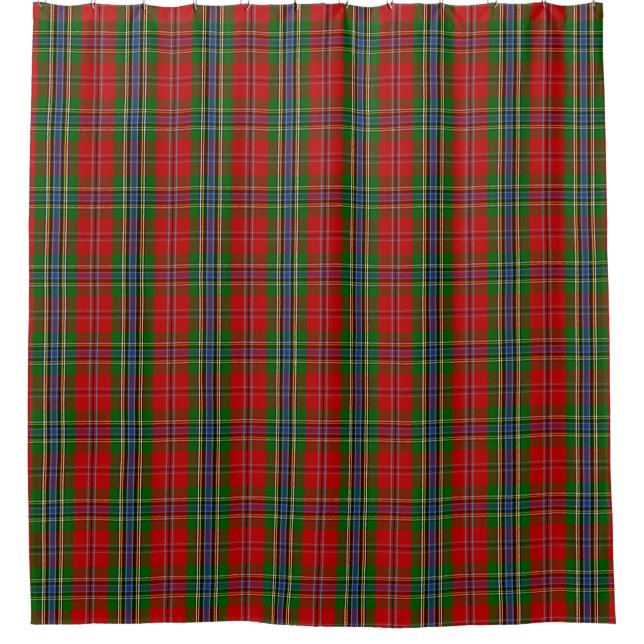 MacLean Of Duart Tartan Shower Curtain (Front)