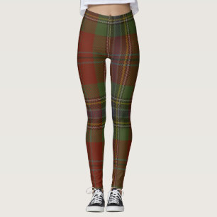 MacLean Tartan Clan Plaid Leggings