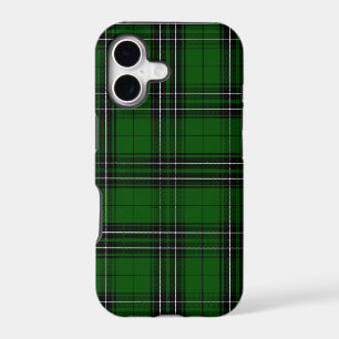 MacLean Tartan Green and Black Plaid