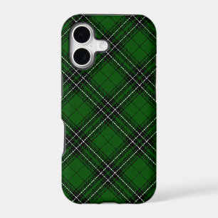 MacLean Tartan Green and Black Plaid