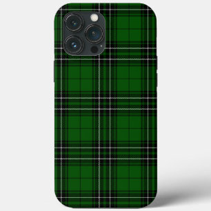 MacLean Tartan Green and Black Plaid Case-Mate iPh iPhone 13 Pro Max Case