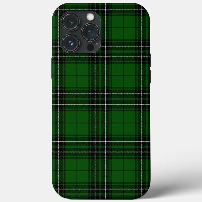 MacLean Tartan Green and Black Plaid Case-Mate iPh Case-Mate iPhone Case (Back)