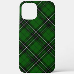 MacLean Tartan Green and Black Plaid iPhone 12 Pro Max Case