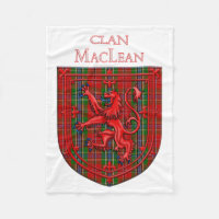 MacLean Tartan Scottish Plaid Lion Rampant