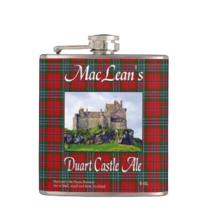 MacLean's Duart Castle Ale Hip Flask