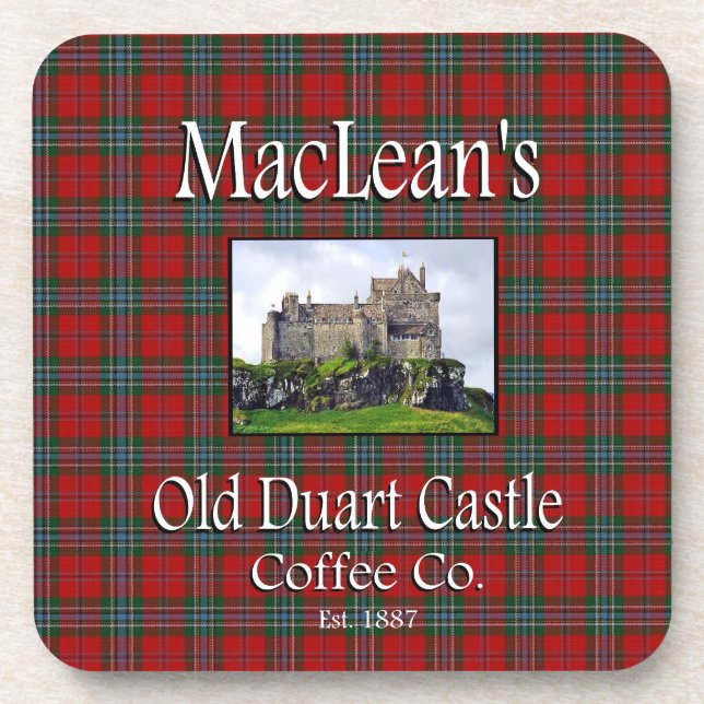MacLean's Old Duart Castle Coffee Co. Coaster Set (Front)