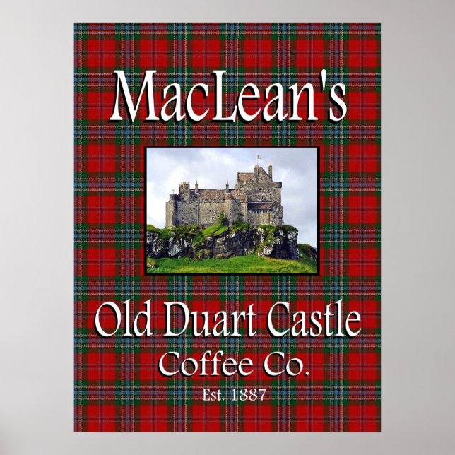 MacLean's Old Duart Castle Coffee Co. Poster (Front)