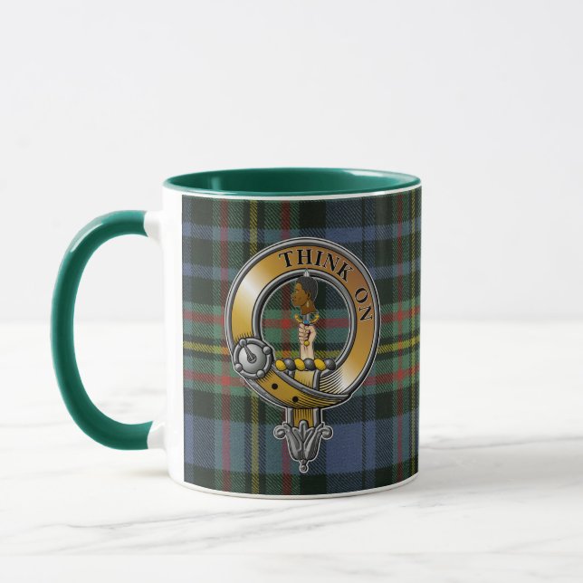 MacLellan Tartan & Badge Mug (Left)