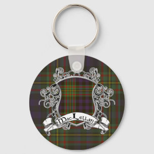 MacLellan Tartan Shield Key Ring