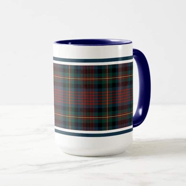 MacLennan Clan Tartan Mug (Front Right)