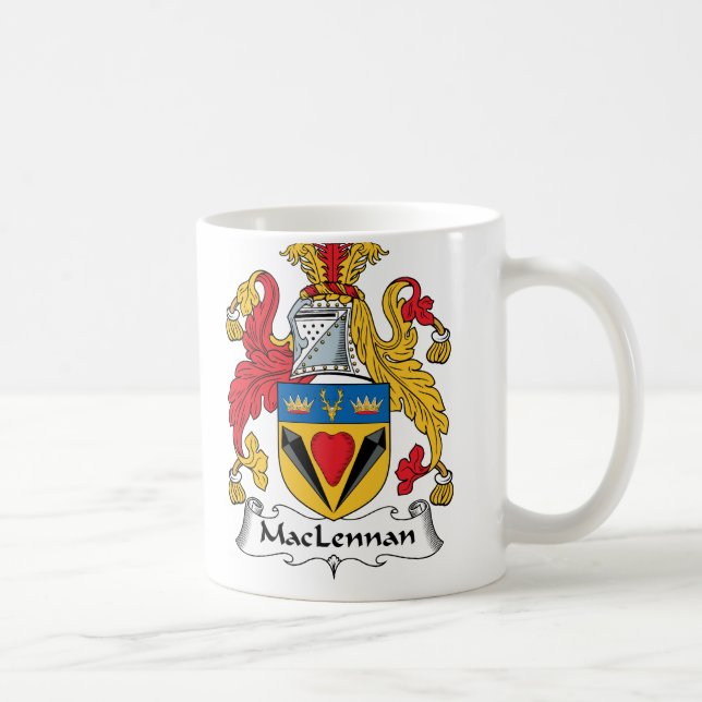 MacLennan Family Crest Coffee Mug (Right)