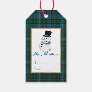 MacLeod Clan Plaid Christmas Gift Tags