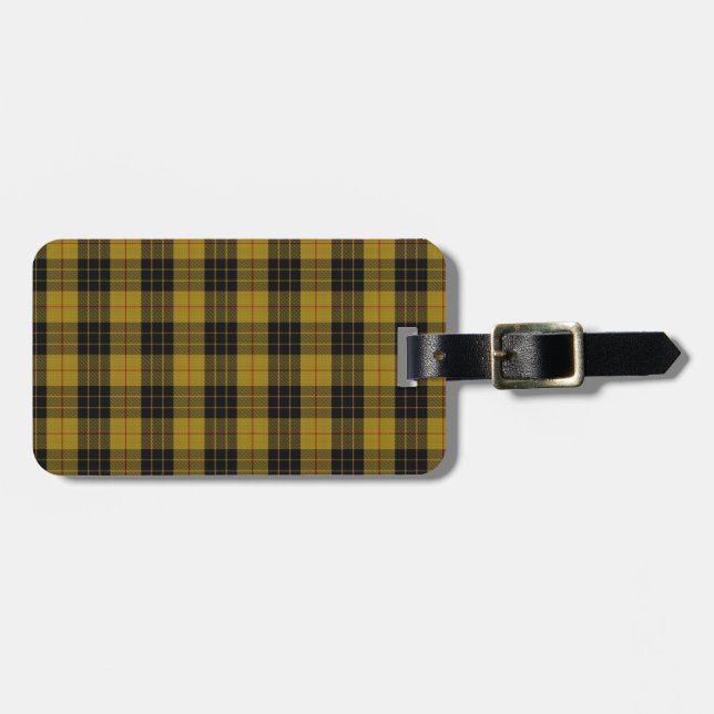 MacLeod Clan Tartan (aka "Loud MacLeod") Luggage Tag (Front Horizontal)