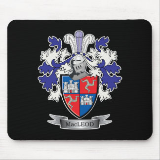 MacLeod Family Crest Coat of Arms Mouse Mat