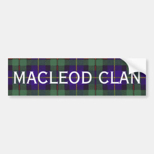 Macleod of Harris Scottish Tartan Bumper Sticker
