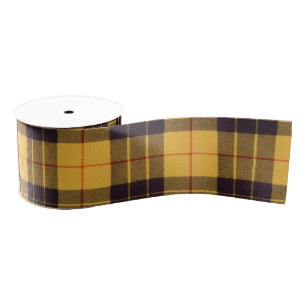 Macleod of Lewis & Ramsay Plaid Scottish tartan Grosgrain Ribbon