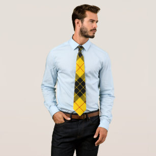 MacLeod Scottish Clan Tartan Plaid Pattern Tie