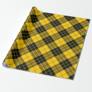 MacLeod Scottish Clan Tartan Plaid Pattern Wrapping Paper