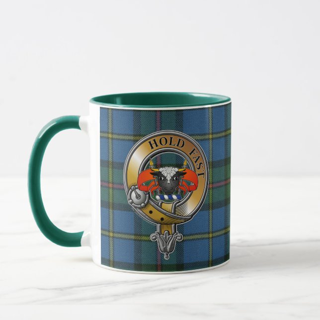 MacLeod Tartan & Badge Mug (Left)