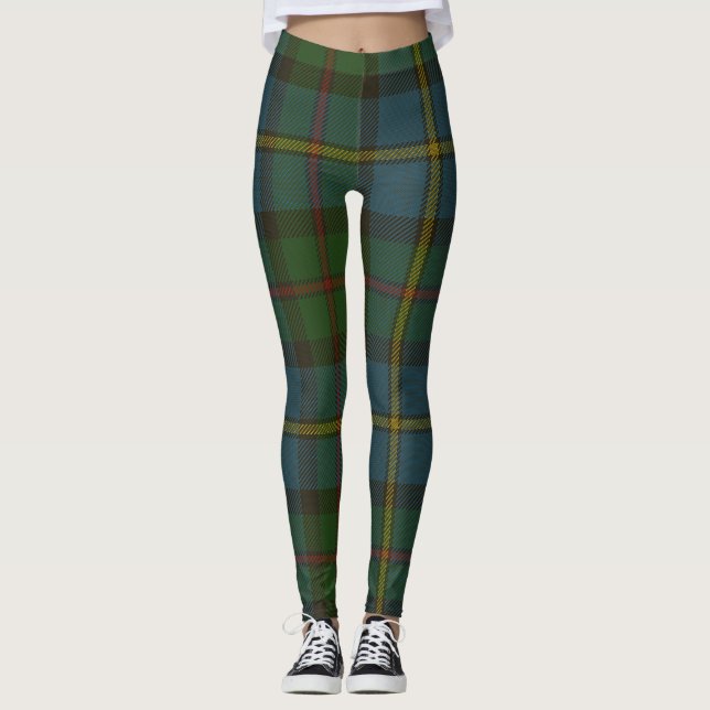 MacLeod Tartan Clan Plaid Leggings (Front)