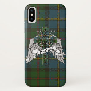 MacLeod Tartan Cross iPhone X Case