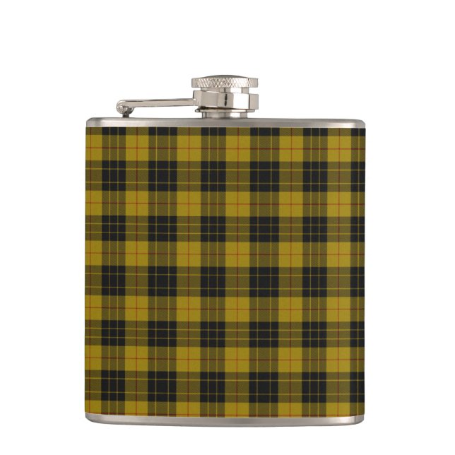 MacLeod Tartan Hip Flask (Front)