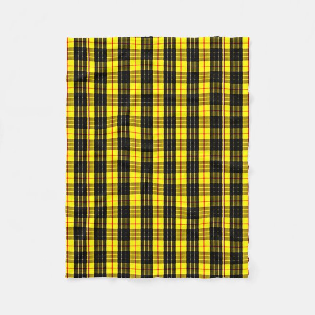 MacLeod Tartan Lewis Fleece Blanket (Front)