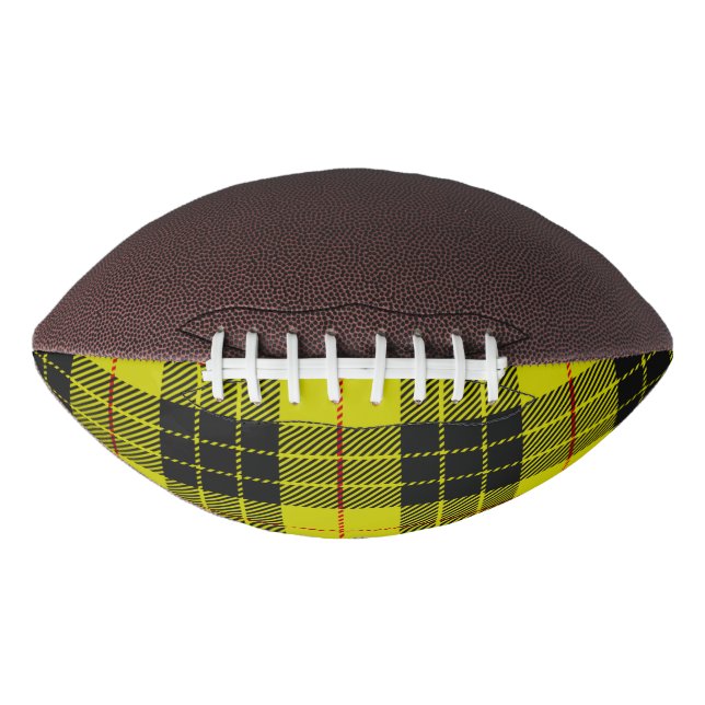 MacLeod tartan pattern American Football (Front)