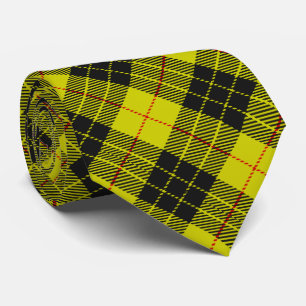 MacLeod tartan pattern Tie