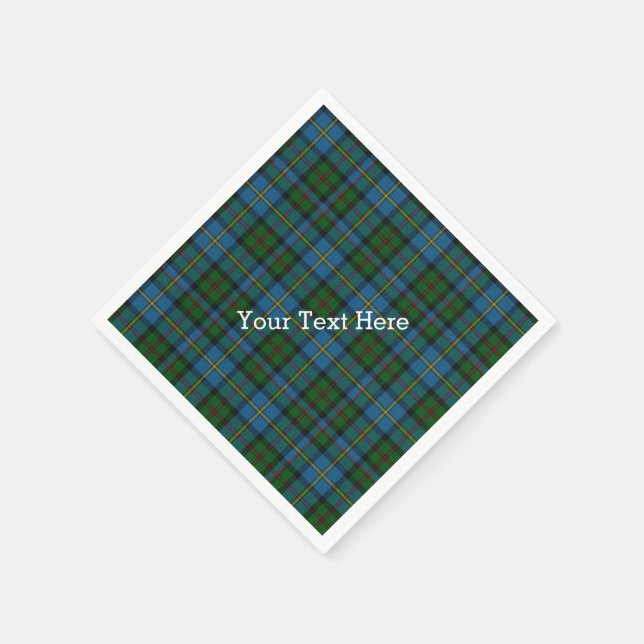 MacLeod Tartan Plaid Paper Napkins (Corner)