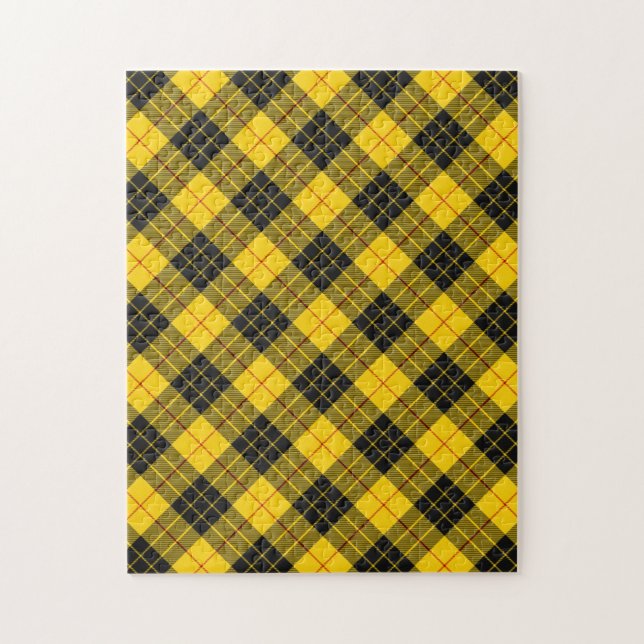 MacLeod Tartan Plaid Pattern Jigsaw Puzzle (Vertical)