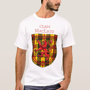 MacLeod Tartan Scottish Plaid Lion Rampant T-Shirt