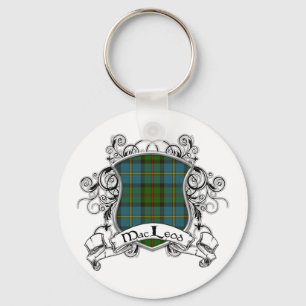 MacLeod Tartan Shield Key Ring
