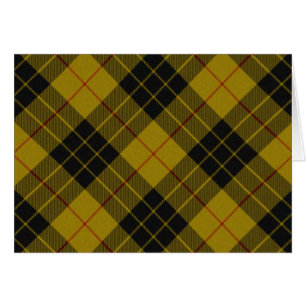 MacLeod tartan yellow black plaid