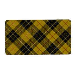 MacLeod tartan yellow black plaid