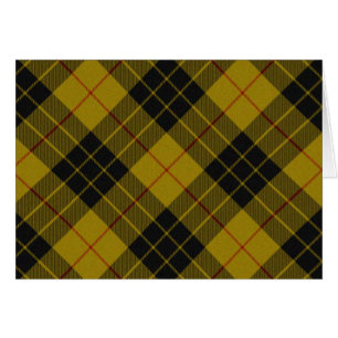 MacLeod tartan yellow black plaid