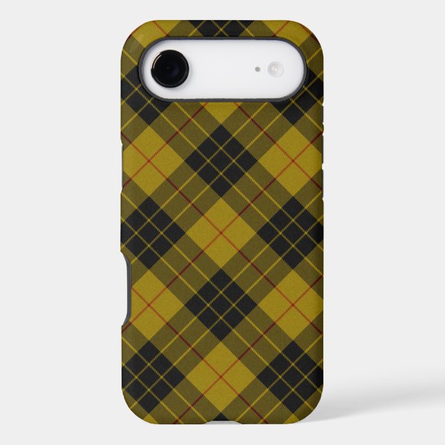 MacLeod tartan yellow black plaid (Back)
